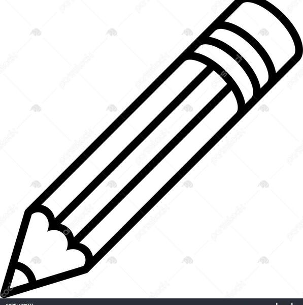 عکس دانلود وکتور مداد