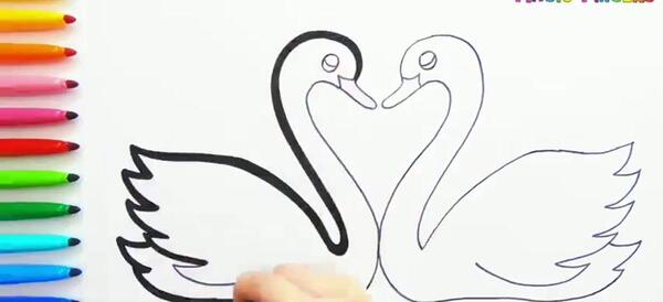 عکس نقاشی قو