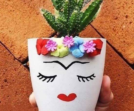 عکس ایده نقاشی گلدان