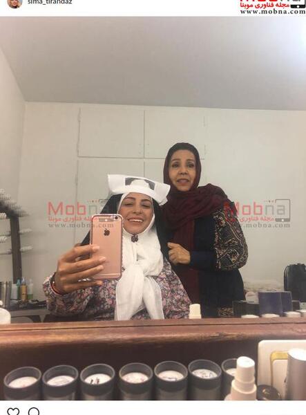 عکس تصاویر سیما تیرانداز در سریال آینه