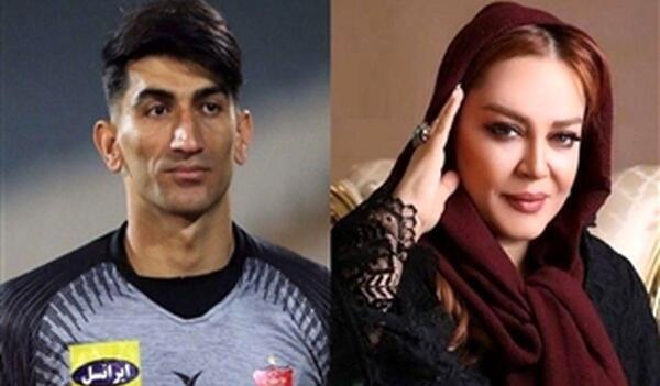 عکس بیرانوند و دوست دخترش