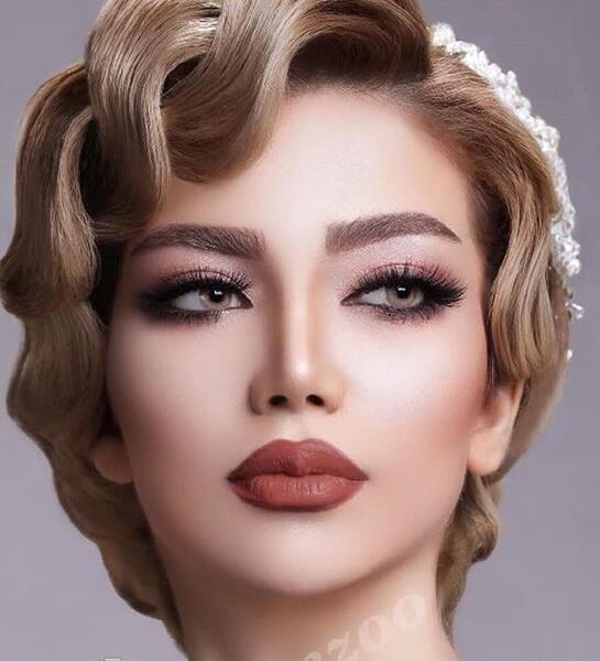 عکس نقاشی صورت عروس