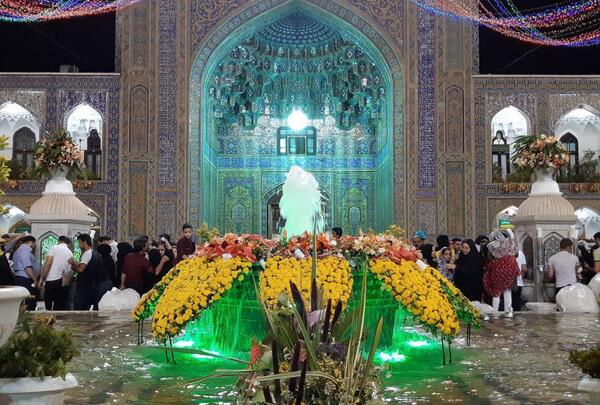 عکس حرم در شب میلاد امام رضا