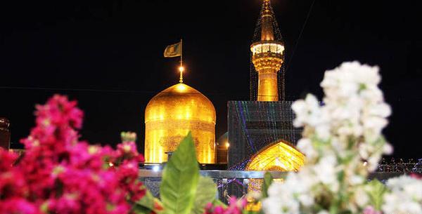 عکس حرم در شب میلاد امام رضا