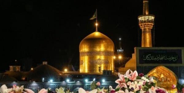 عکس حرم در شب میلاد امام رضا