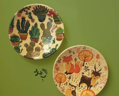 عکس ایده برای نقاشی سفال