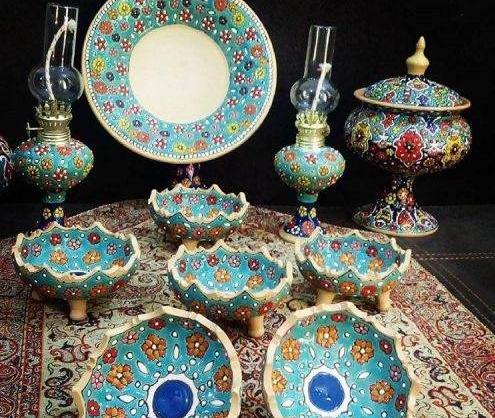 عکس سفره هفت سین میناکاری