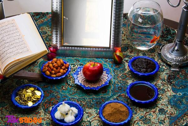عکس سفره هفت سین میناکاری
