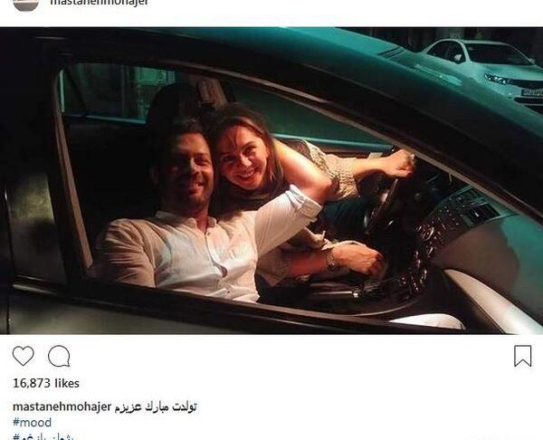 عکس عاشقانه پژمان بازغی