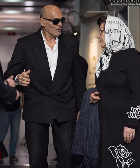عکس جمشید هاشم پور همسرش