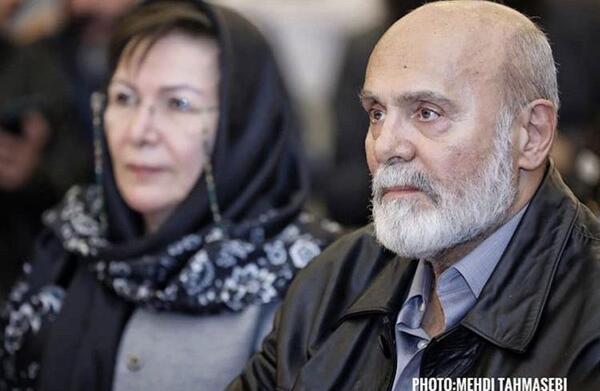 عکس جمشید هاشم پور همسرش