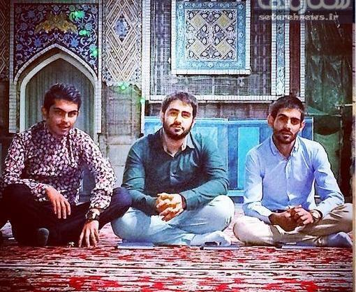 عکس ارسلان قاسمی در حرم امام رضا