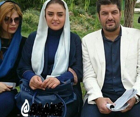 عکس سام درخشانی و نرگس محمدی