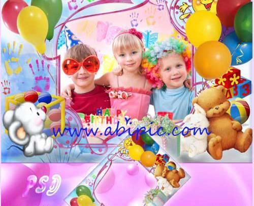عکس لایه باز تولد