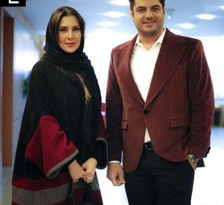 عکس سام درخشانی با همسرش