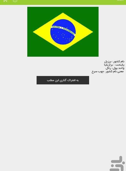 عکس پرچم کشورها با ذکر نام