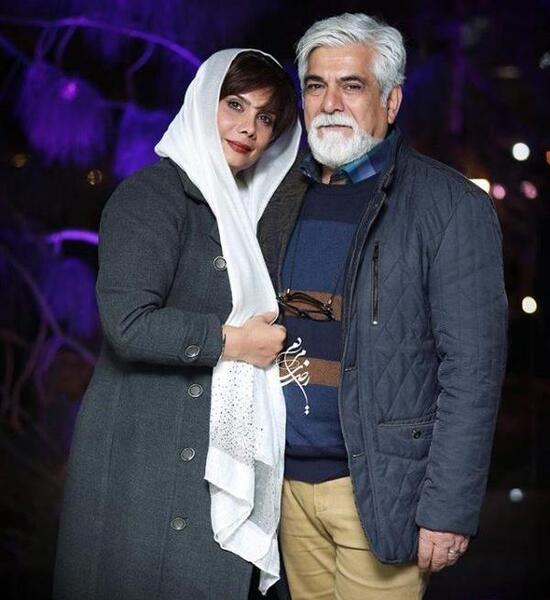 عکس از سیامک انصاری و همسرش