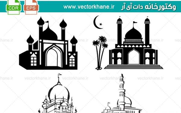 عکس دانلود وکتور مسجد