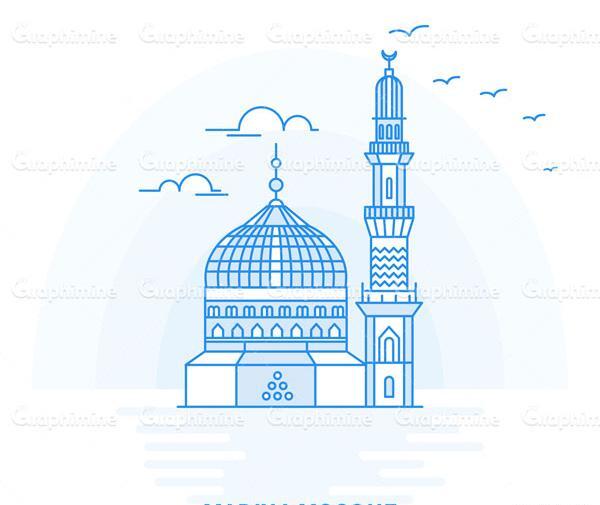 عکس دانلود وکتور مسجد