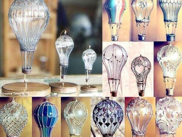 عکس ایده برای نقاشی روی لامپ