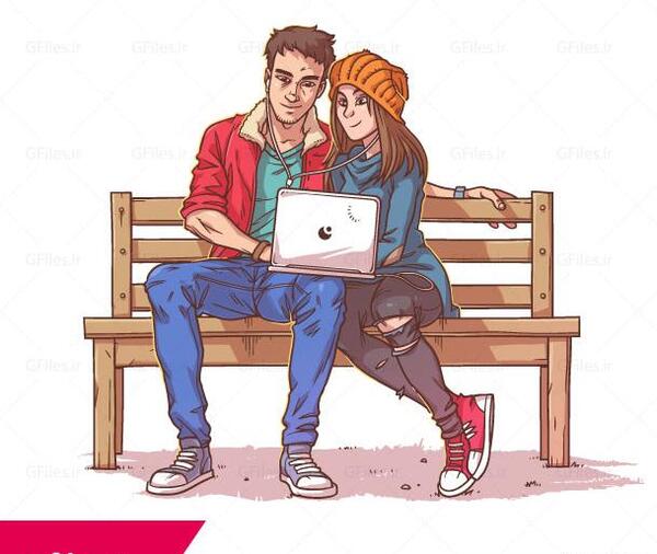 عکس وکتور عاشقانه