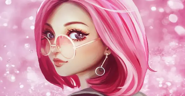 عکس پس زمینه دخترانه صورتی