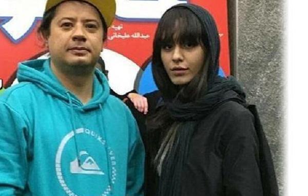 عکس علی صادقی با همسرش