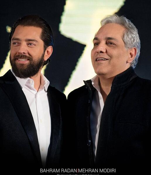 عکس بهرام رادان و مهران مدیری