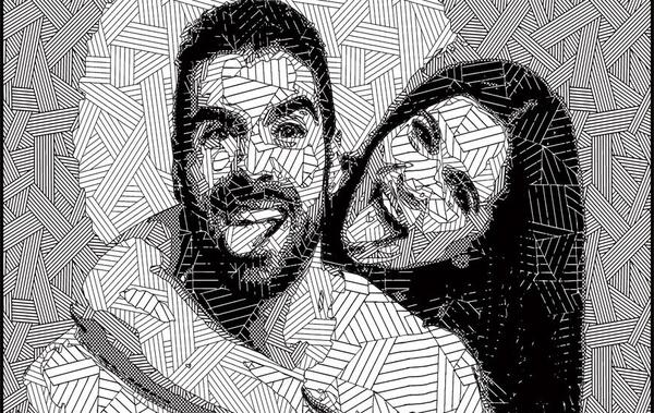 عکس نقاشی ژئومتریک