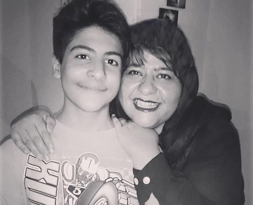 عکس خانواده رابعه اسکویی