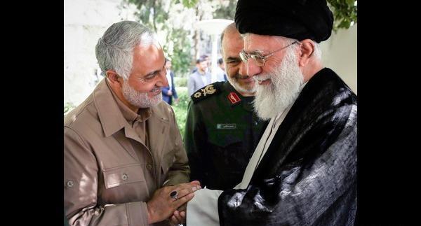 عکس سردار سلیمانی با رهبر برای تصویر زمینه