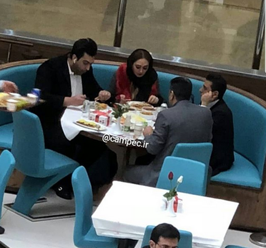 عکس عروسی الهام حمیدی و علیرضا صادقی
