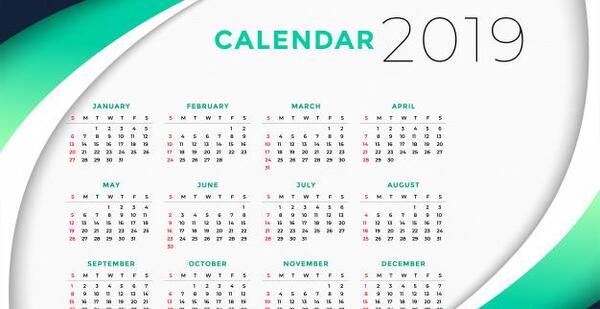 عکس دانلود وکتور تقویم
