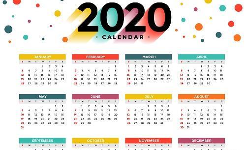 عکس دانلود وکتور تقویم