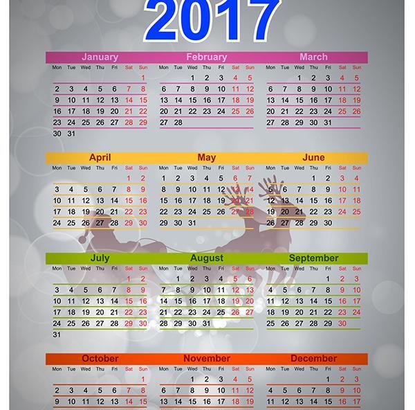 عکس دانلود وکتور تقویم