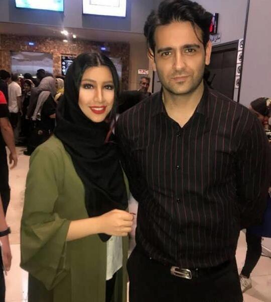 عکس پوریا پورسرخ و دوست دخترش