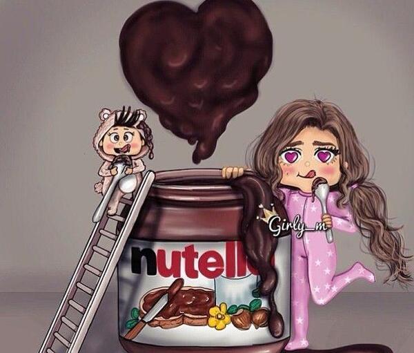 عکس نقاشی فانتزی نوتلا