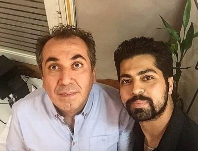 عکس سیامک انصاری و مادرش