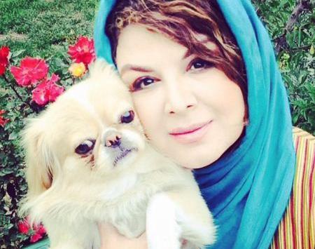 عکسهای شهره سلطانی و سگش