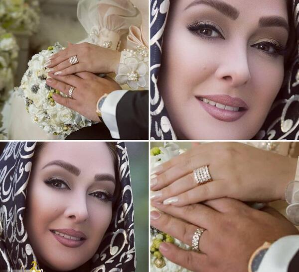 عکس الهام حمیدی وهمسرش علیرضا صادقی