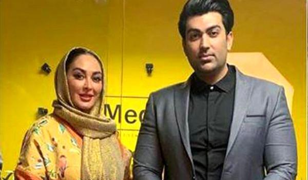 عکس الهام حمیدی وهمسرش علیرضا صادقی