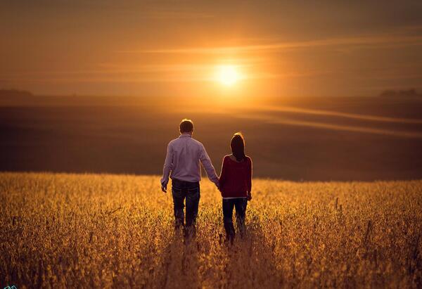 عکسهای غروب افتاب عاشقانه