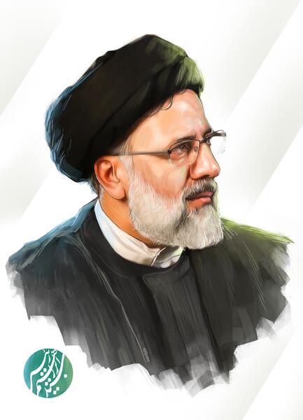 عکس لایه باز سید ابراهیم رئیسی