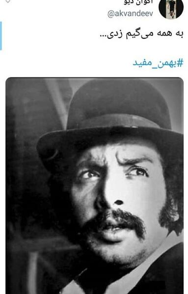 عکس فوت بهمن مفید