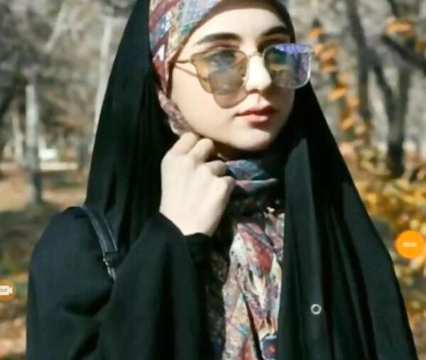 عکس نیکا فلاحی چادر