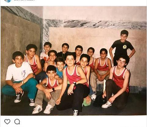 عکس نوجوانی بهرام رادان