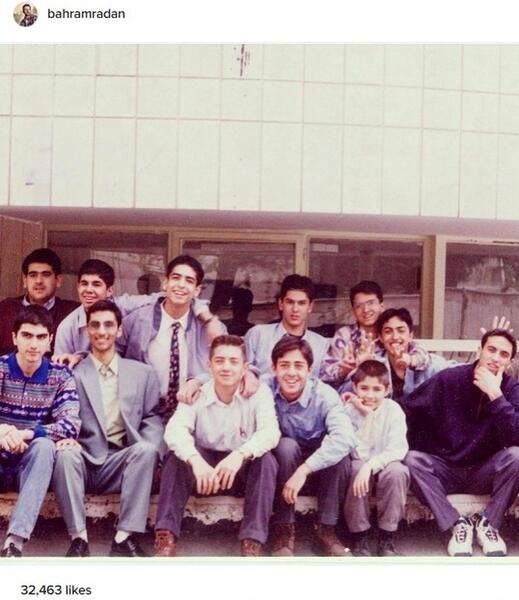 عکس نوجوانی بهرام رادان