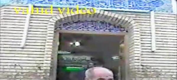 عکس حضرت عباس روی دیوار