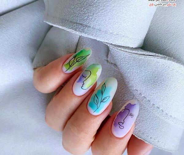 عکس مدل های طراحی ناخن تابستانی