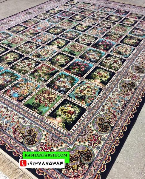 عکس فرش طرح خشتی